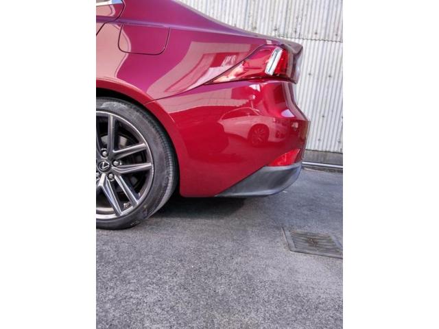 レクサス　ＩＳ３００ｈ　リアバンパー　キズ・へこみ直し　浜松市　カーコンビニ倶楽部