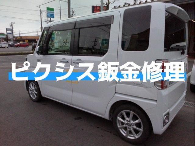 トヨタ ピクシススペース 左フロントドア・左リヤドアキズ・へこみ直し