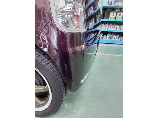 ダイハツ ミラココア リアバンパーキズ・へこみ直し 浜松市 カーコンビニ倶楽部