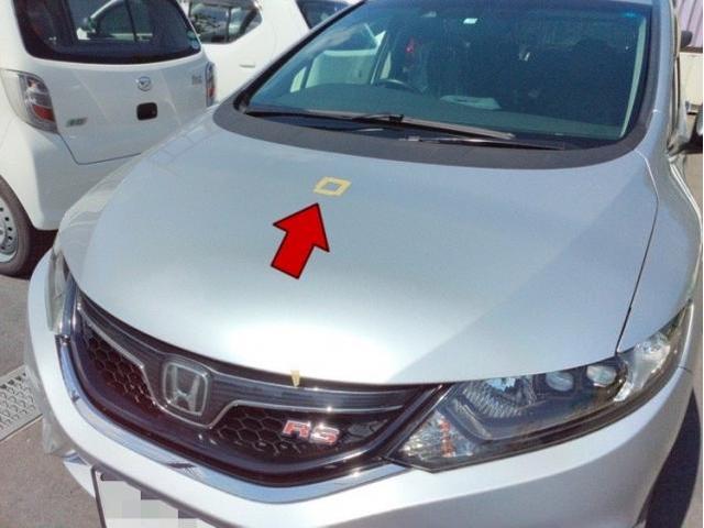 ホンダ ジェイド ボンネット 飛び石キズ・へこみ直し 浜松市 カーコンビニ倶楽部