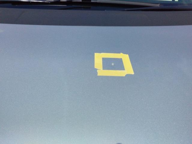 ホンダ ジェイド ボンネット 飛び石キズ・へこみ直し 浜松市 カーコンビニ倶楽部