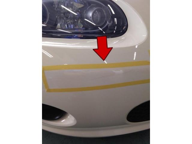 マツダ　ロードスター　フロントバンパーキズ・へこみ直し　浜松市　自動車板金塗装