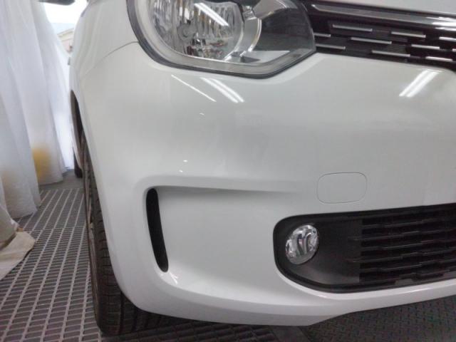 ルノー　トゥインゴ　輸入車のバンパーとリヤドア　キズ・へこみ直し　カーコン工法で輸入車もお安く修理