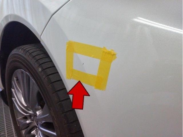 トヨタ　ハリアー　キズ・へこみ直し