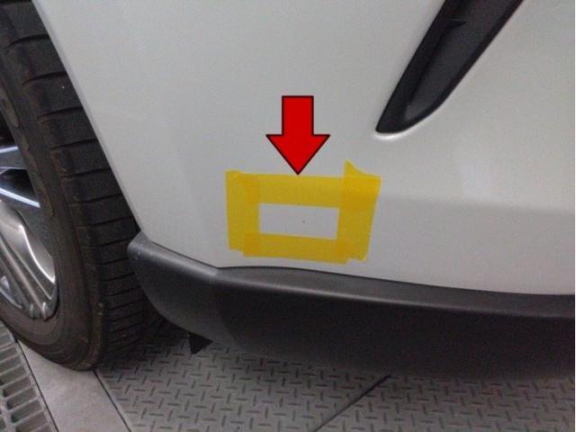 トヨタ　ハリアー　キズ・へこみ直し