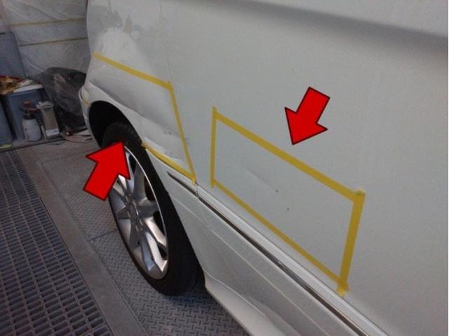 メルセデス・ベンツ　Ｂクラス　キズ・へこみ直し