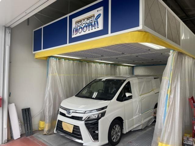 トヨタ　ルーミー　左リヤドア・左後ろタイヤ上（クォーター）キズ・へこみ直し　浜松市カーコンビニ倶楽部