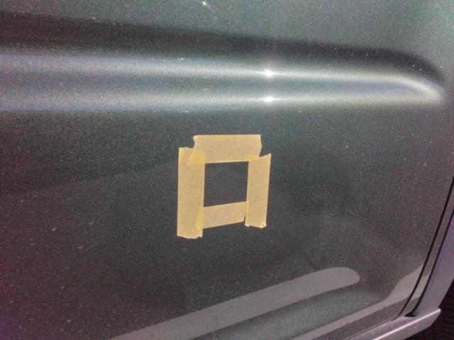 スズキ　ハスラー　左右ドア　エクボキズ・へこみ直し　浜松市カーコン工法でお安く修理