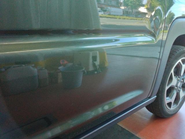 スズキ　ハスラー　左右ドア　エクボキズ・へこみ直し　浜松市カーコン工法でお安く修理