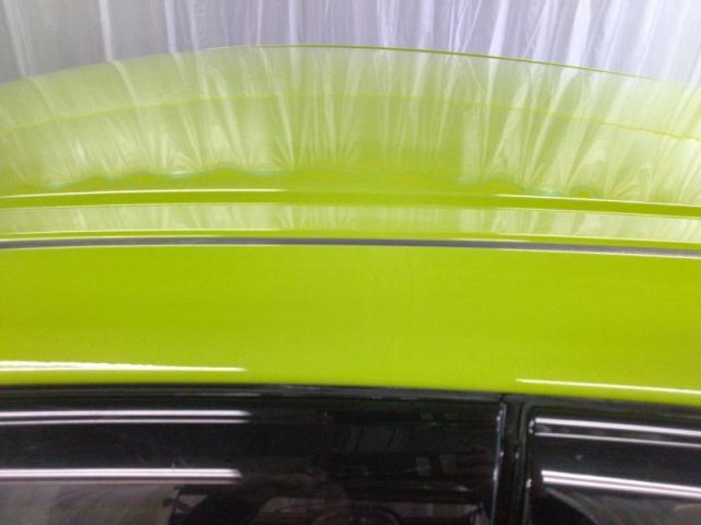 トヨタ　プリウス　飛び石による塗装剥がれサビ・ピラーキズ・へこみ直し　浜松市　キーパーコーティングも一緒に施工