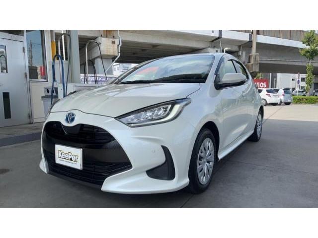 トヨタ　ヤリス　ドアのエッジキズ・へこみ直し