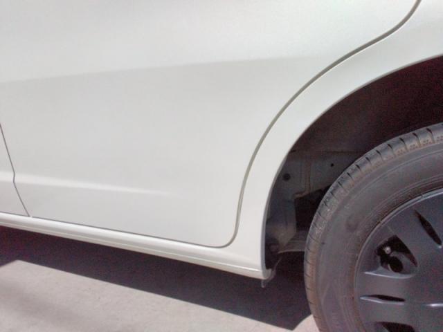 ホンダ フィット 左スライドドア・クォーター(後ろタイヤ横)キズ・へこみ直し 浜松市 カーコンビニ倶楽部