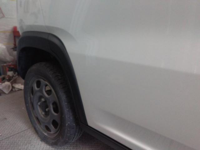 スズキ　ハスラー　右後ろドアすりキズ・へこみ直し　浜松市　カーコン工法