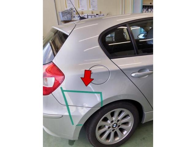 ＢＭＷ　１シリーズ　前後バンパー他キズ・へこみ直し