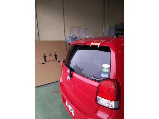 トヨタ ポルテ ルーフ(屋根)ピラーなど塗装劣化 クリア剥がれキズ・へこみ直し 浜松市