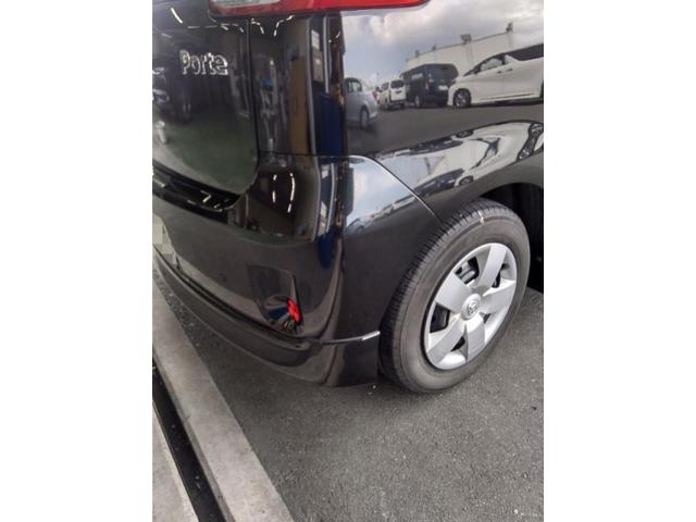 トヨタ　ポルテ　リヤバンパーキズ・へこみ直し　浜松市カーコンビニ倶楽部