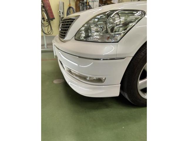 トヨタ　セルシオ　へこんだバンパーキズ・へこみ直し　浜松市　カーコンビニ倶楽部