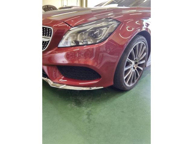 メルセデス・ベンツ　ＣＬＳ４００　輸入車のバンパーキズ・へこみ直し　浜松市　輸入車板金塗装