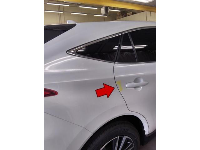 トヨタ ハリアー ドアの縁(エッジ)キズ・へこみ直し 豊橋市 カーコンビニ倶楽部