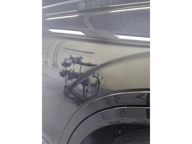 ホンダ ヴェゼル 左後ろのドア修理と アーチモール交換 キズ・へこみ直し 豊橋市