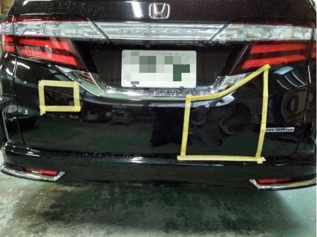 ホンダ オデッセイ トランク(リヤゲート)キズ・へこみ直し 豊橋市 カーコンビニ倶楽部