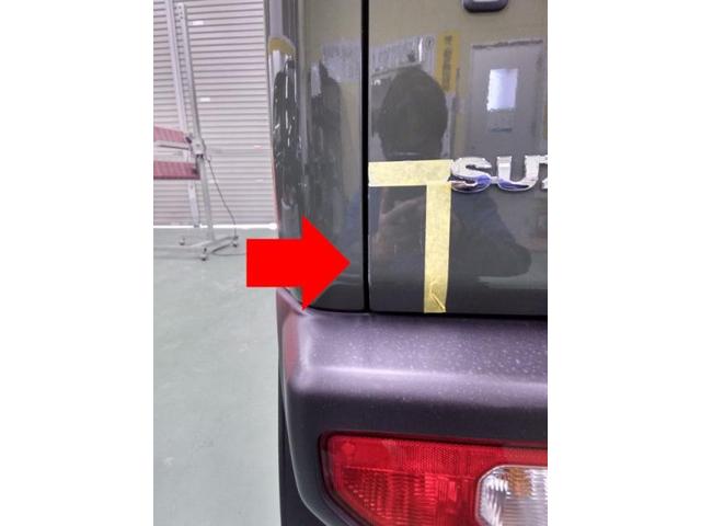 スズキ ジムニー トランク角(エッジ) 塗装剥がれキズ・へこみ直し 豊橋市 カーコンビニ倶楽部