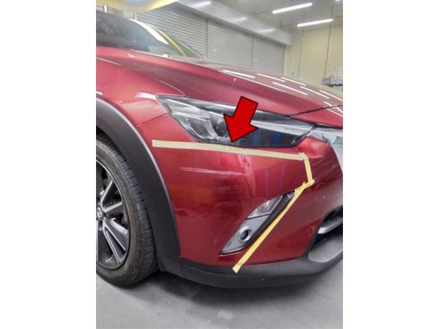 マツダ　ＣＸ－３　フロントバンパー左右　キズ・へこみ直し　豊橋市　カーコンビニ倶楽部