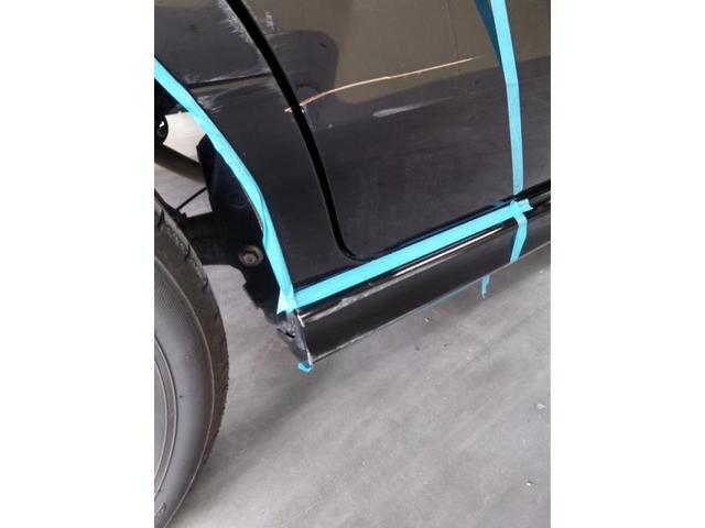 ホンダ　Ｎ－ＢＯＸ　スライドドアと後ろタイヤ横（クォーター）　キズ・へこみ直し　豊橋市　板金塗装