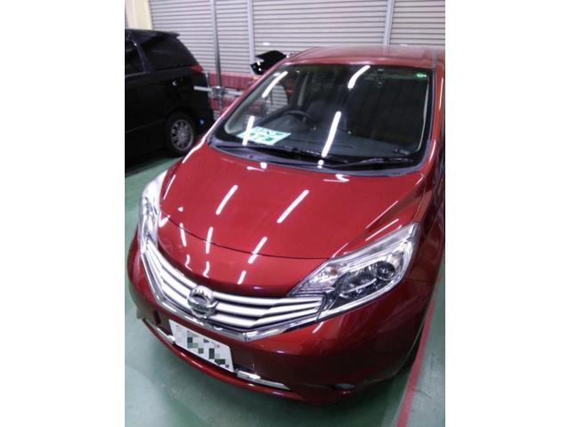 日産　ノート　ボンネットクリア剥がれ　塗装劣化キズ・へこみ直し　豊橋市カーコンビニ倶楽部