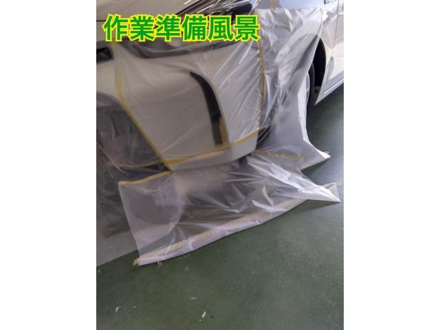 トヨタ　プリウスα　フロントバンパーキズ・へこみ直し　豊橋市カーコンビニ倶楽部