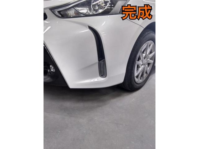 トヨタ　プリウスα　フロントバンパーキズ・へこみ直し　豊橋市カーコンビニ倶楽部