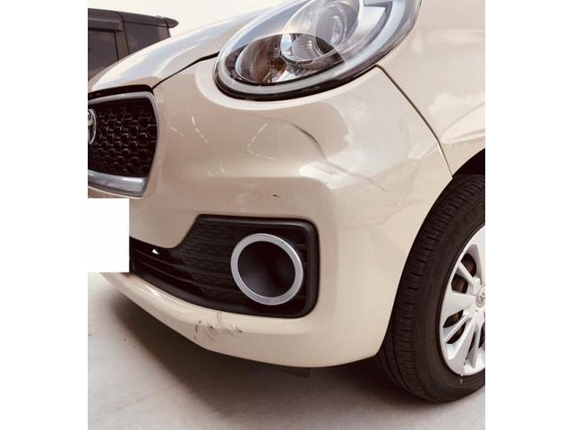 トヨタ　パッソ　バンパー　キズ・へこみ直し　三養基郡基山　バンパー修理　カーコンビニ倶楽部