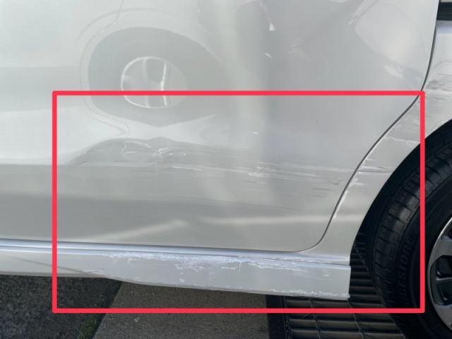 ホンダ　Ｎ－ＢＯＸ　スライドドア他　キズ・へこみ直し　三養基郡基山　板金塗装