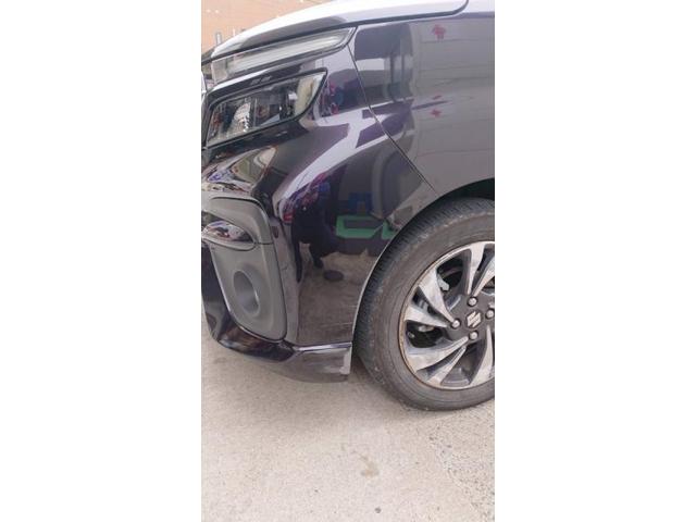 スズキ　ソリオ　給油口付近パネル　バンパー　キズ・へこみ直し　佐賀市　板金塗装