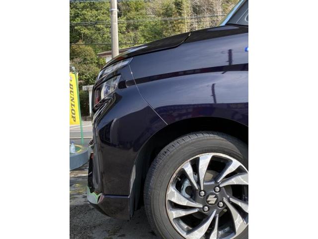 スズキ　ソリオ　給油口付近パネル　バンパー　キズ・へこみ直し　佐賀市　板金塗装