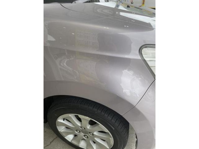 ダイハツ　クー　前タイヤの上（フェンダー）　キズ・へこみ直し　佐賀市　板金塗装