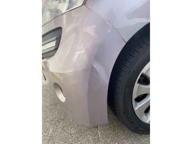 ダイハツ　クー　前タイヤの上（フェンダー）　キズ・へこみ直し　佐賀市　板金塗装