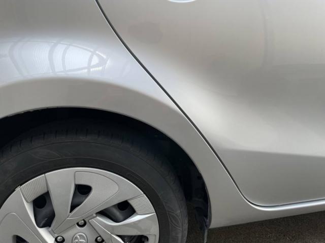 トヨタ　アクア　リヤドアとその横クォーター　キズ・へこみ直し　佐賀市板金塗装　カーコンビニ倶楽部