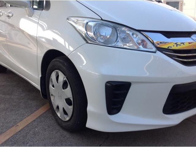 ホンダ　フリード　フロントバンパー　キズ・へこみ直し　佐賀市板金塗装