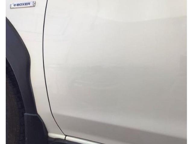 スバル　ＸＶハイブリッド　左助手席のドア　キズ・へこみ直し　佐賀市板金塗装