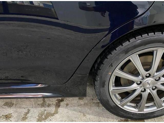 スバル レヴォーグ 左リヤドアとその横 クォーター キズ・へこみ直し 枚方市 板金塗装