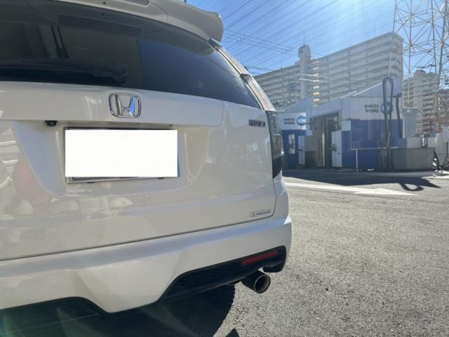 ホンダ　ストリーム　トランク（リヤゲート）ポール接キズ・へこみ直し