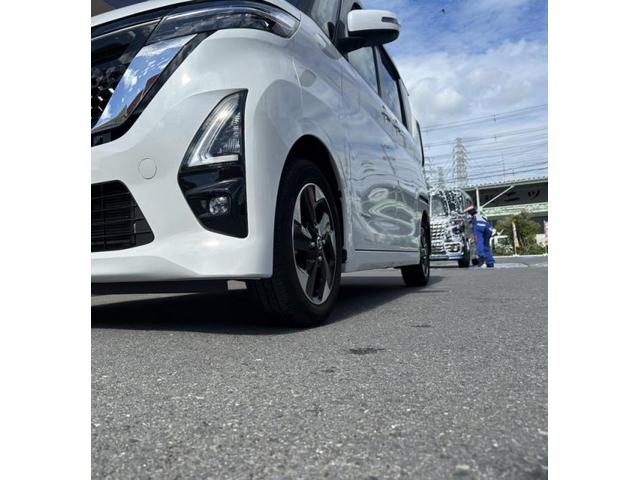 日産　ルークス　フロントバンパーキズ・へこみ直し
