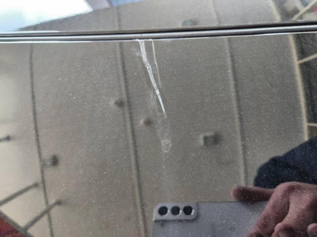 トヨタ ハリアー バンパー キズ・へこみ直し 大阪市住之江区 板金塗装