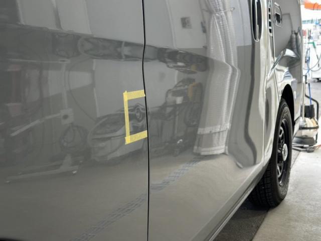 日産 キャラバン 右クォーター えくぼキズ・へこみ直し 大阪市カーコンビニ倶楽部