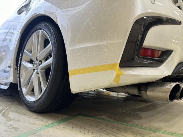 レクサス CT リアバンパー キズ・へこみ直し 大阪市住之江区 板金塗装