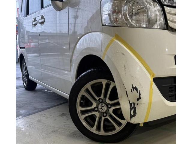 ホンダ N-BOX バンパー キズ・へこみ直し バンパーぶつけた カーコンビニ倶楽部