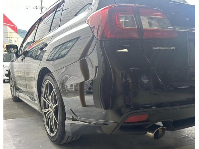 スバル レヴォーグ リアバンパー角 キズ・へこみ直し 大阪市 板金塗装