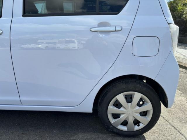 ダイハツ ミライース 左リアドア・リアフェンダー(後ろタイヤ上)キズ・へこみ直し 宇部市