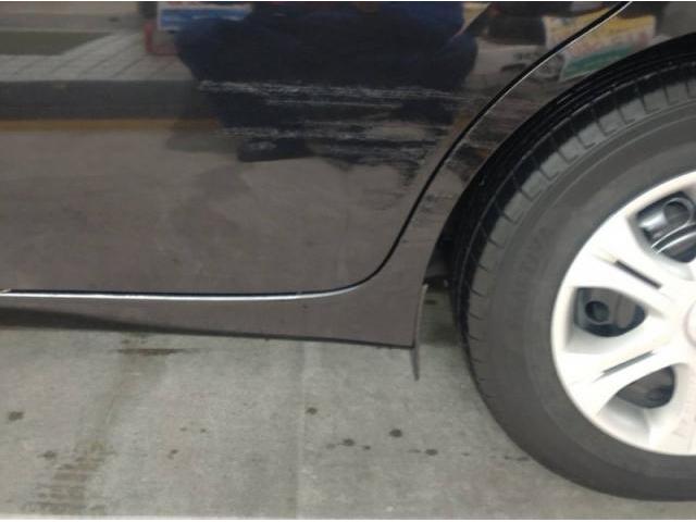 日産 ノート 後ろドア・リヤタイヤ横(クォーター)キズ・へこみ直し 宇部市 カーコンビニ倶楽部